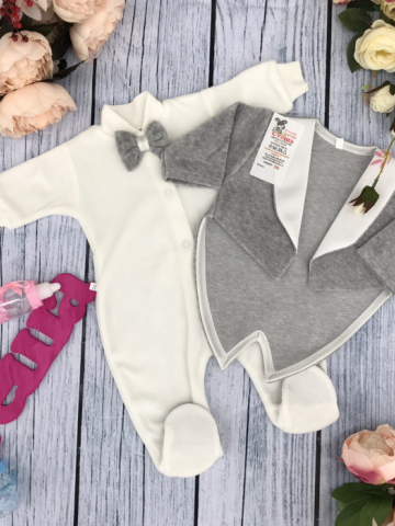 Купить оптом 115-С. Комбинезон с пиджаком,80% хлопок интерлок, 20% ПЭ велюр в Уссурийске