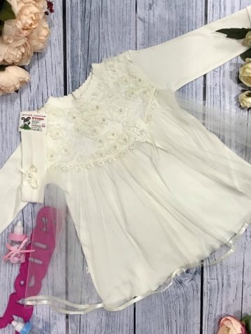 Купить оптом 126. Платье ясельное с юбкой,100% хлопок интерлок 74,80,86 в Уссурийске